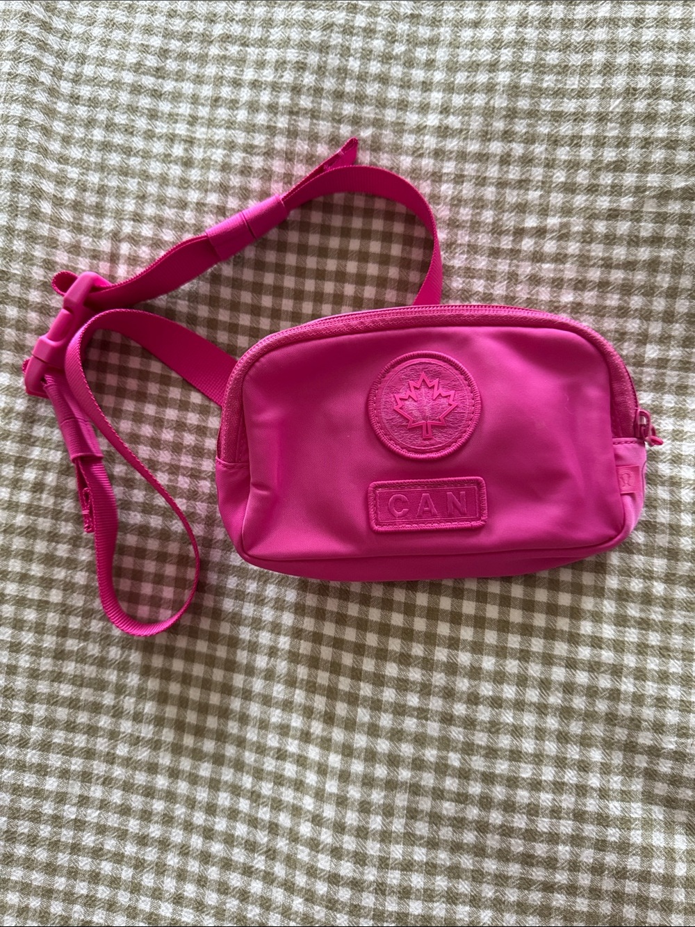 Lululemon Bright Pink Crossbody Bag Team Canada Olympics